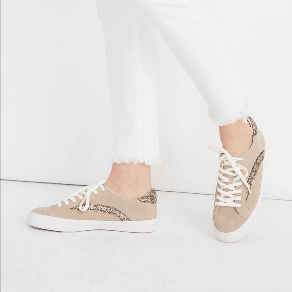 NWOT Madewell Suede Sidewalk Low Top Sneakers